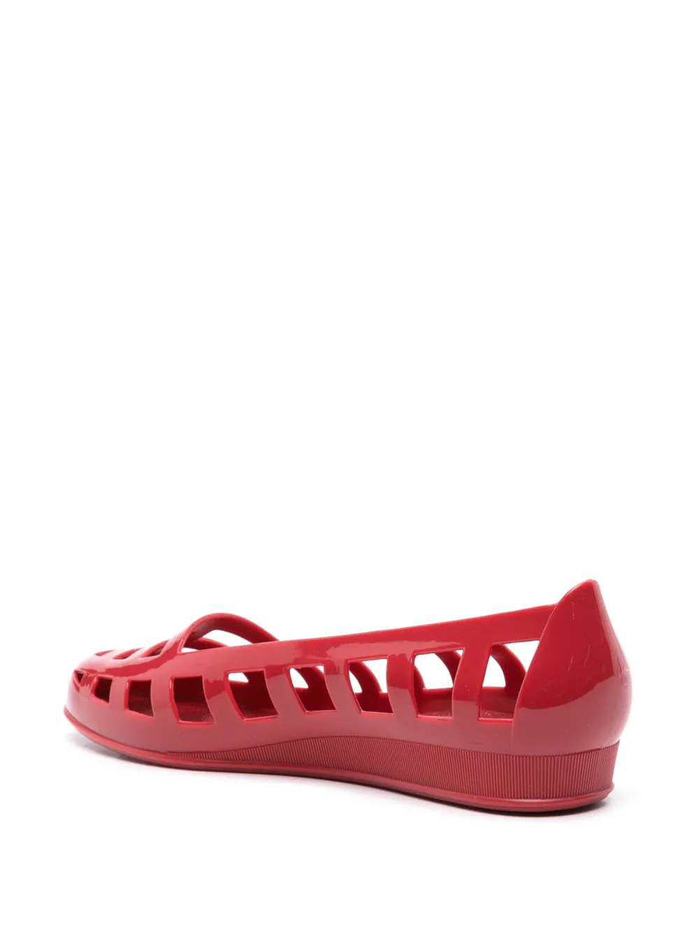 Ancient Greek Sandals Elli jelly ballerina shoes Red