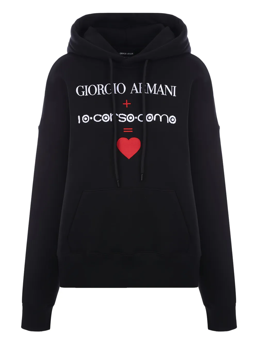 Giorgio Armani x 10 Corso Como cotton hoodie - ブラック Giorgio Armani x 10 Corso Como cotton hoodie - ブラック