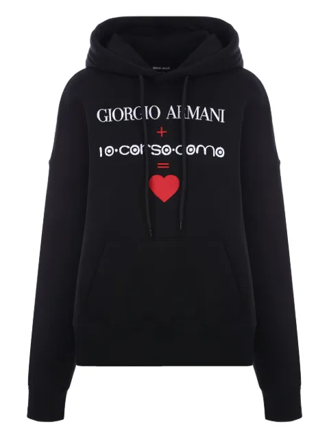Giorgio Armani x 10 Corso Como cotton hoodie