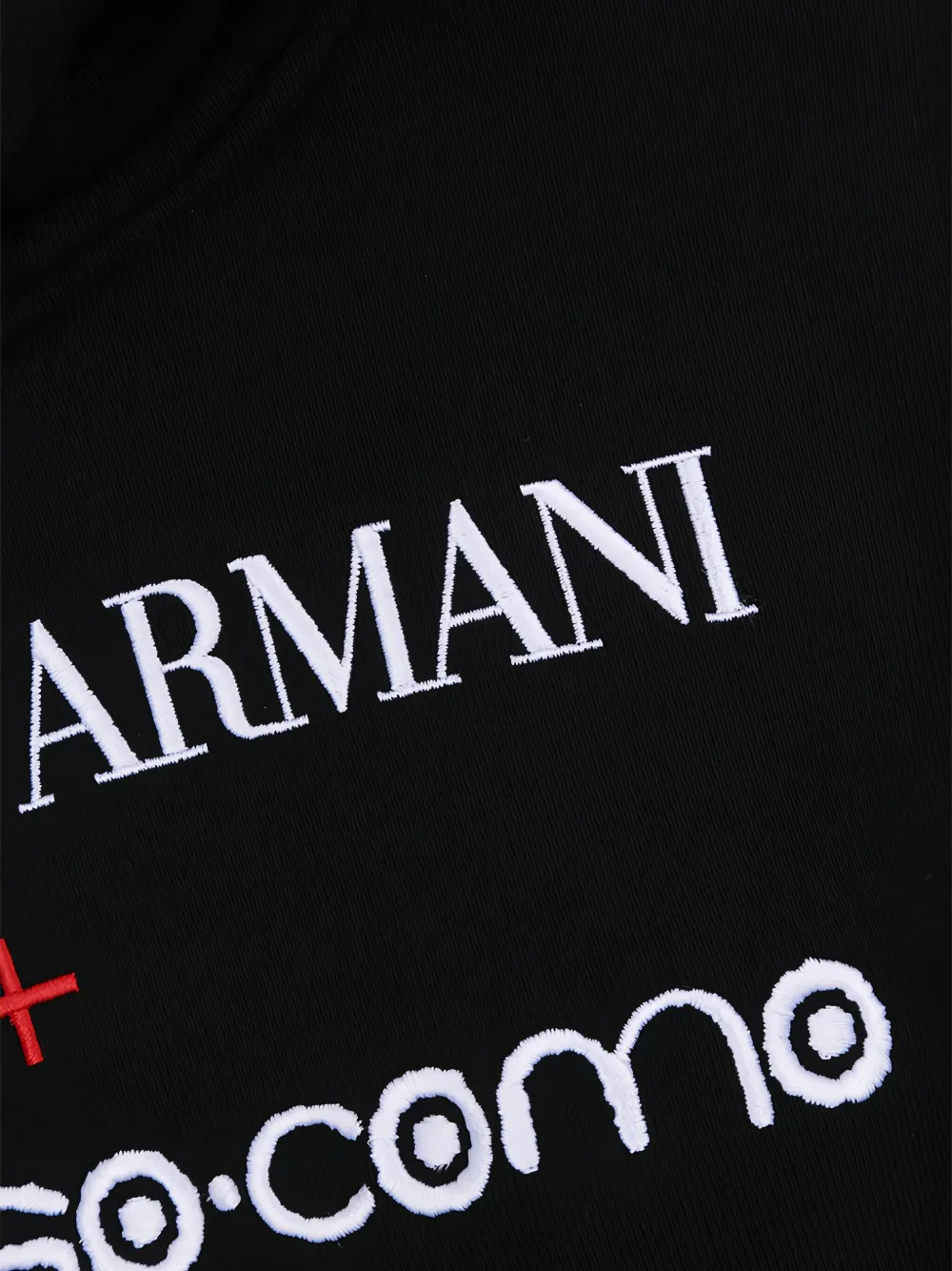 Giorgio Armani x 10 Corso Como katoenen hoodie Zwart