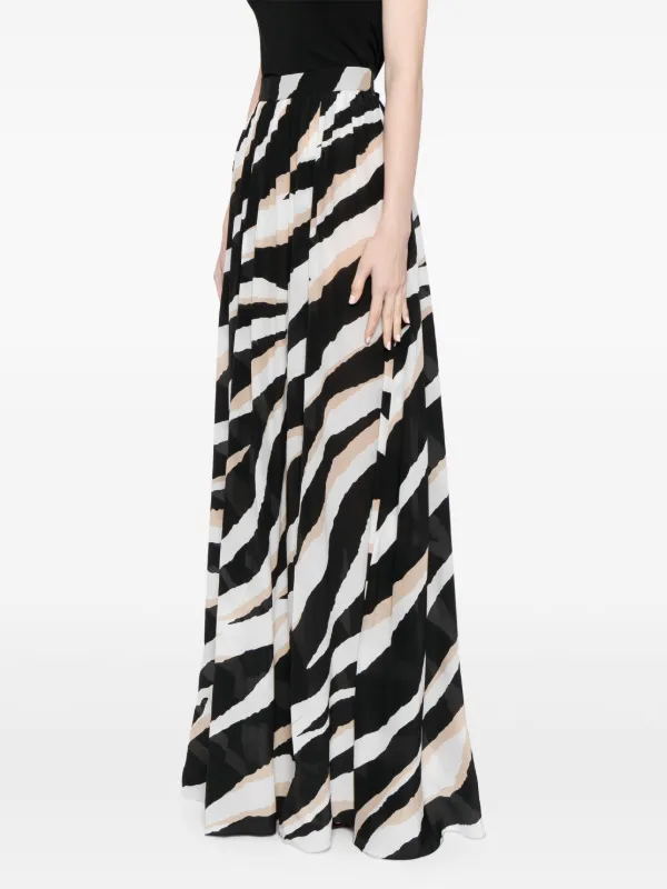 スカート MAXI SKIRT Plus Size Tailored Full Skirted Belted Maxi Skirt | Karen Millen