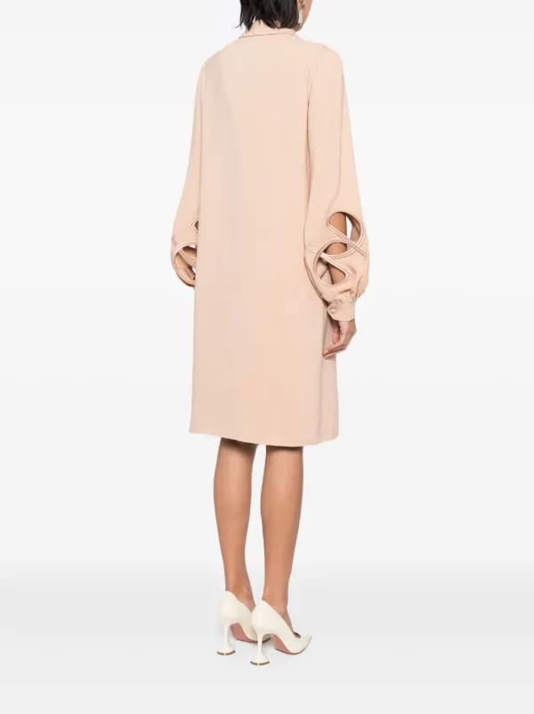 Elie Saab カットアウト ドレス | ニュートラル | FARFETCH JP
