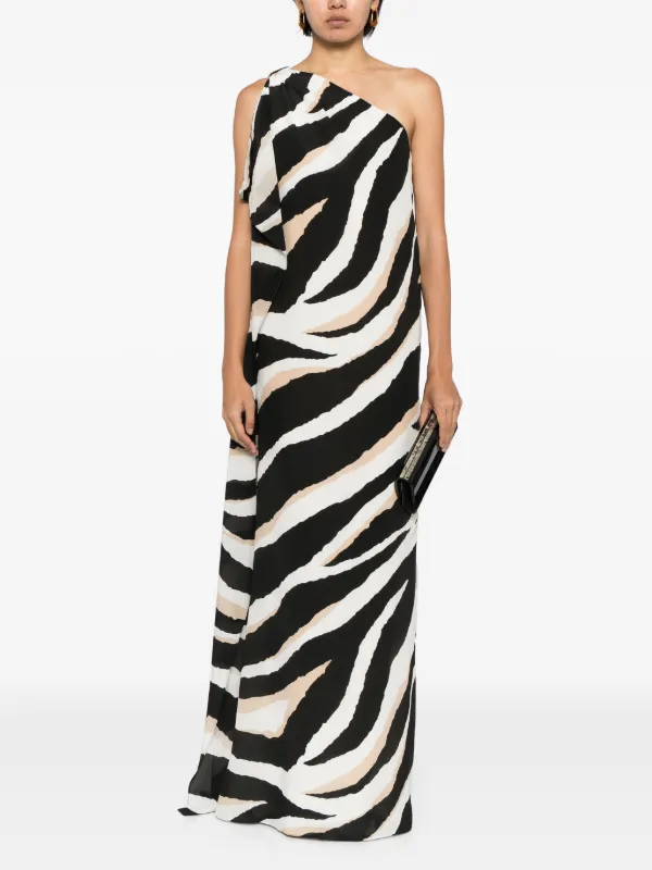 open lace back dress Urban Melbourne Relaxed Dress, Zebra – Alembika U.S main image 0