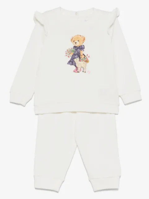 POLO RALPH LAUREN KIDS بدلة رياضية بطبعة 'بولو بير'