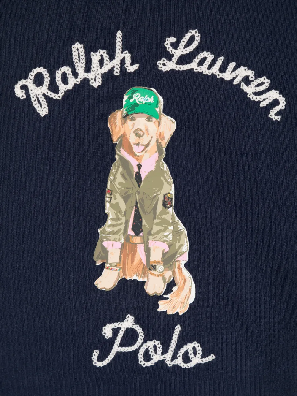 POLO RALPH LAUREN KIDS T-shirt met geborduurd logo Blauw