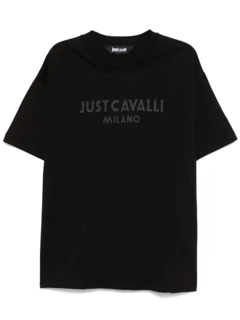 Just Cavalli تيشيرت بطبعة شعار الماركة