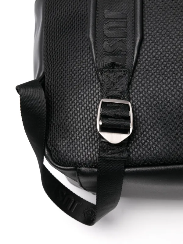 Just Cavalli logo-lettering Leather Backpack | Black | FARFETCH Just Cavalli logo-lettering Leather Backpack | Black | FARFETCH
