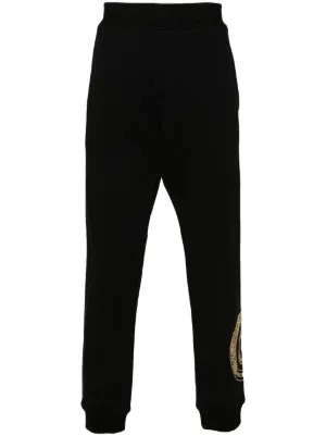 Versace Jeans Couture chain-print Track Pants | Black | FARFETCH