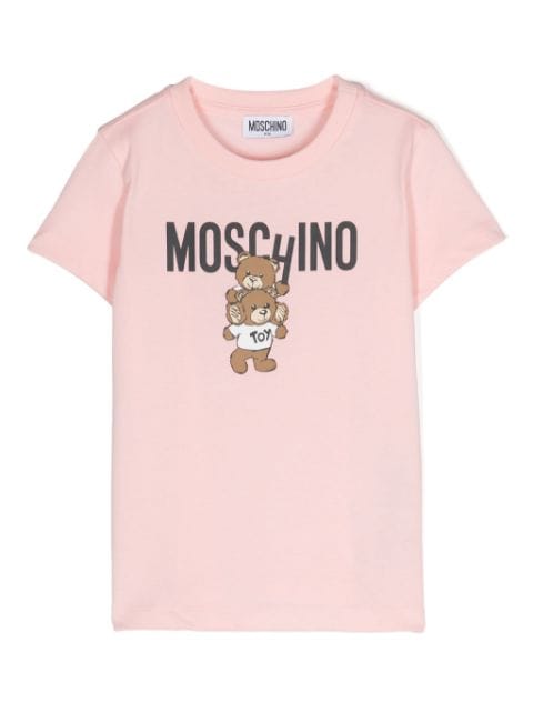 Moschino Kids Teddy Bear-print T-shirt