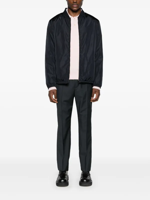 Valentino Garavani ジップアップ パデッドジャケット | ブルー