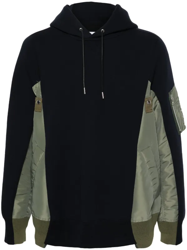 Sacai ドローストリング パーカー | ブルー | FARFETCH JP