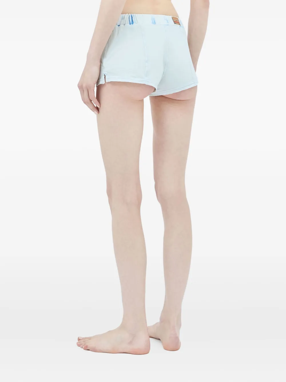 Diesel Shorts met logopatch Blauw