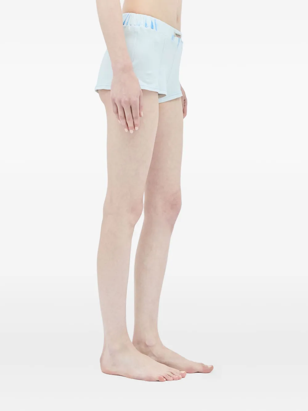 Diesel Shorts met logopatch Blauw