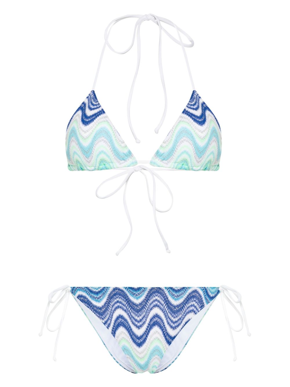 MC2 Saint Barth Triangel bikini Blauw