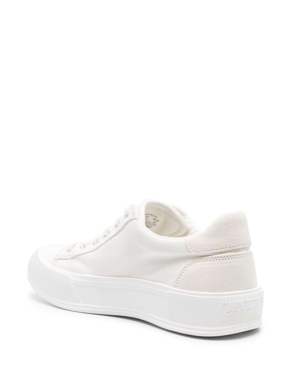 Lauren Ralph Lauren Daisie sneakers met logo Beige