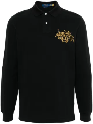 Polo Ralph Lauren ブラックポロシャツ　Big Pony L 23863009_53950674_322.jpg