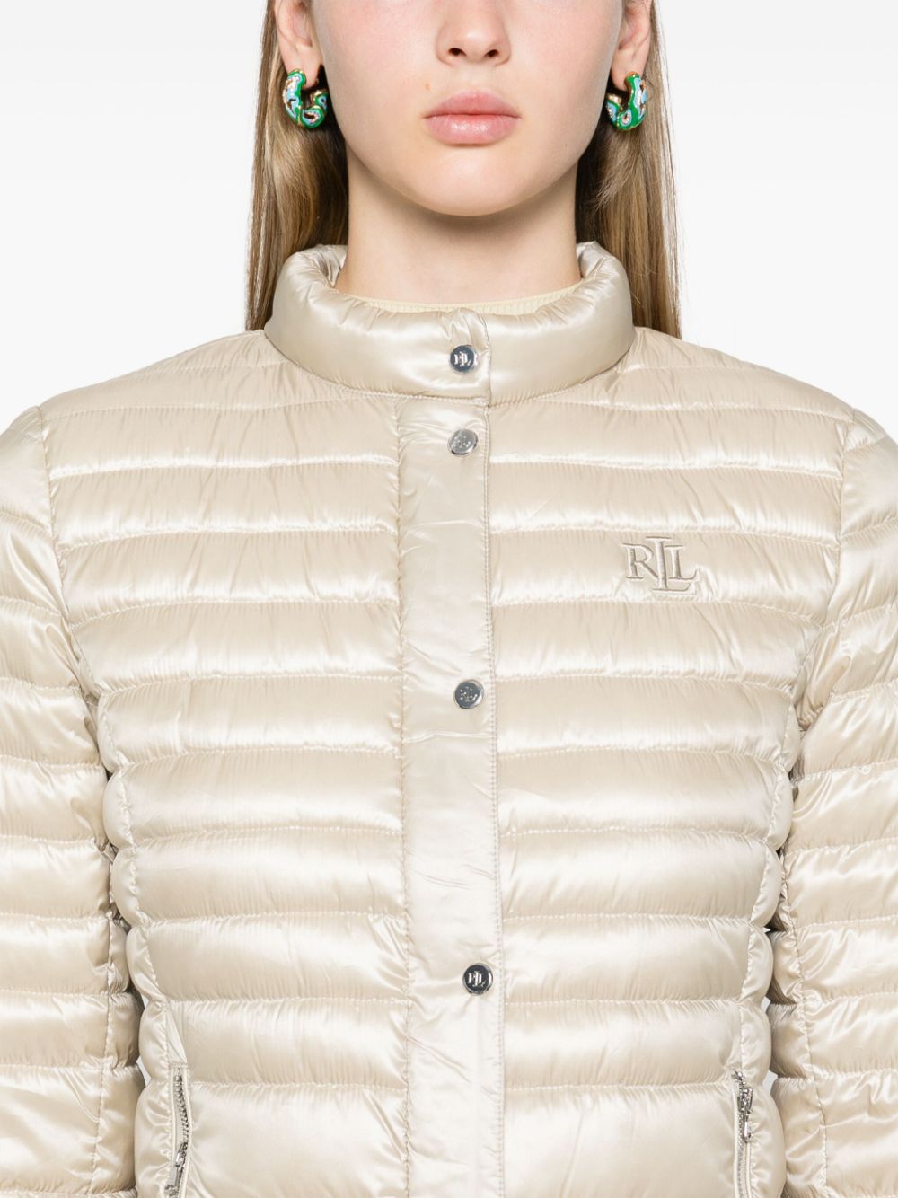 Buy quality cheap Lauren Ralph Lauren mock-neck down jacket Women