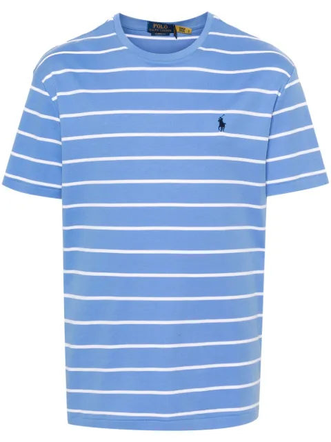 Polo Ralph Lauren Gestreiftes T-Shirt mit Poly Pony