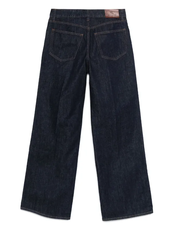 Lauren Ralph Lauren Pressed Crease Jeans Blue FARFETCH PT