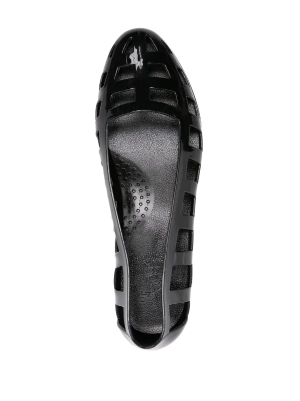 Ancient Greek Sandals Elli Jelly Ballerina Shoes | Black