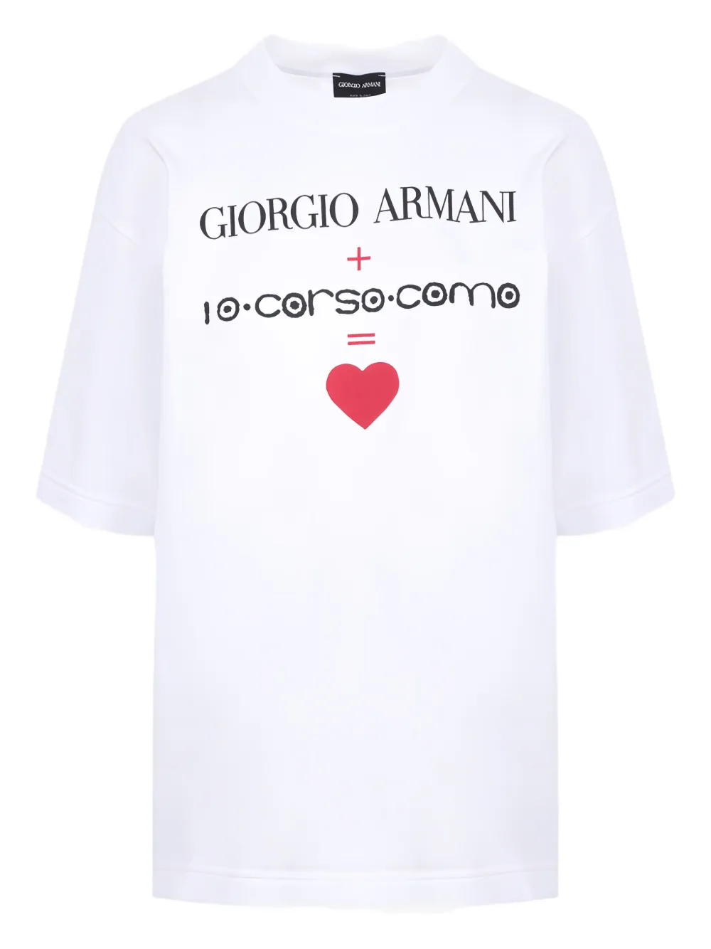 Giorgio Armani x 10 Corso Como cotton T-shirt - ホワイト Giorgio Armani x 10 Corso Como cotton T-shirt - ホワイト