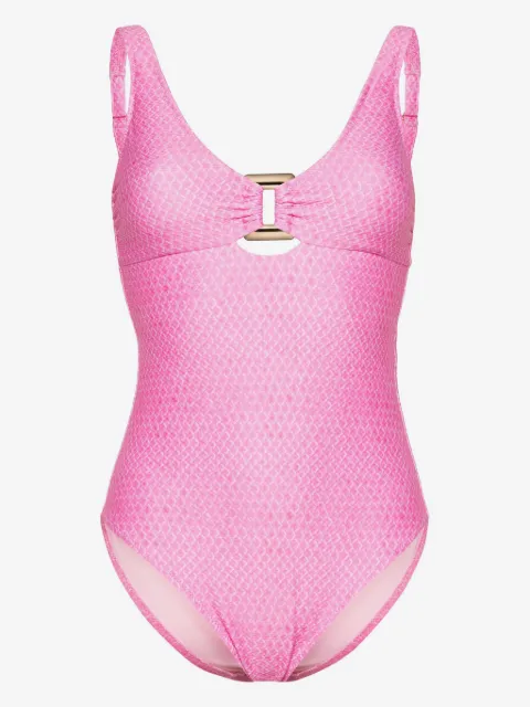 Heidi Klein maillot de bain Guana Island à imprimé serpent