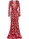 Elie Saab embroidered tulle dress - Pink