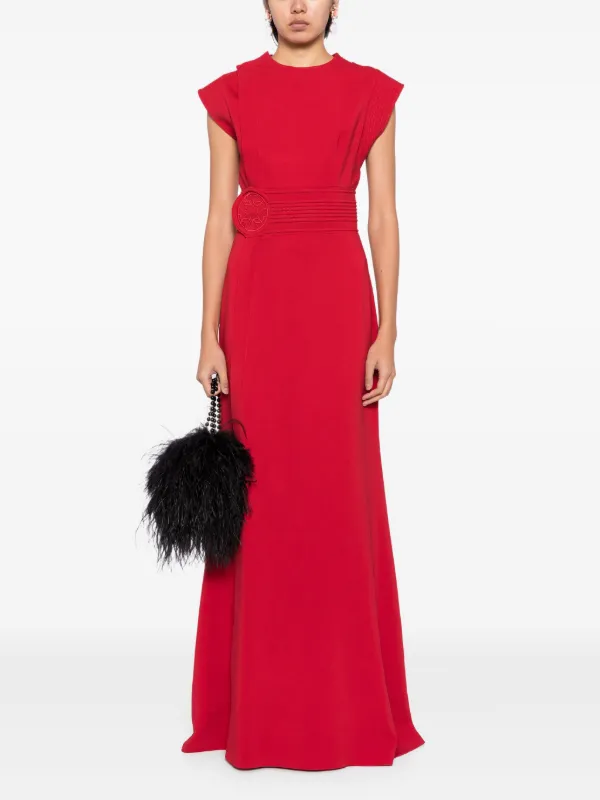 Elie saab robe rouge best sale