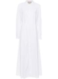 Elie Saab classic collar dresses - White