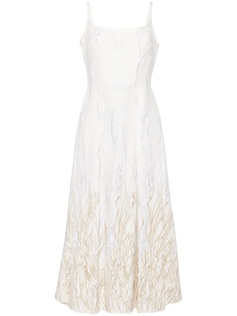 Elie Saab Arboreal midi dress