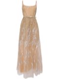 Elie Saab Arboreal dress - Brown