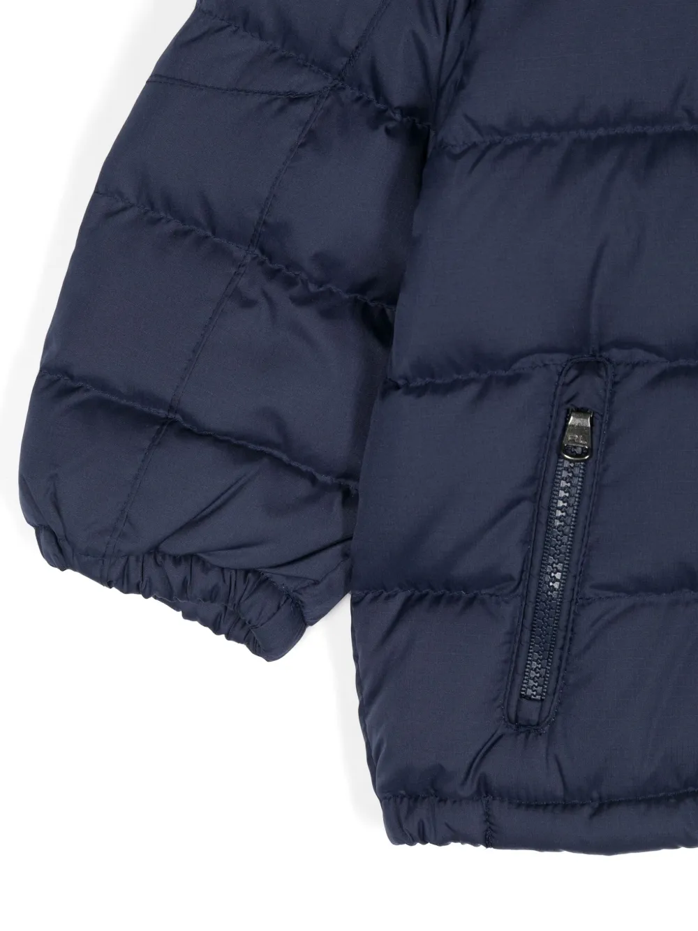 POLO RALPH LAUREN KIDS Polo Pony gewatteerd jack met borduurwerk Blauw
