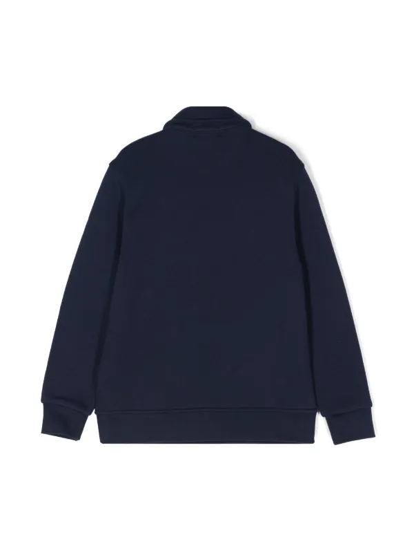 POLO RALPH LAUREN KIDS quarter zip Sweatshirt Blue FARFETCH TR