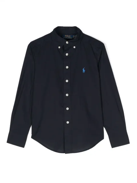 POLO RALPH LAUREN KIDS cotton poplin shirt