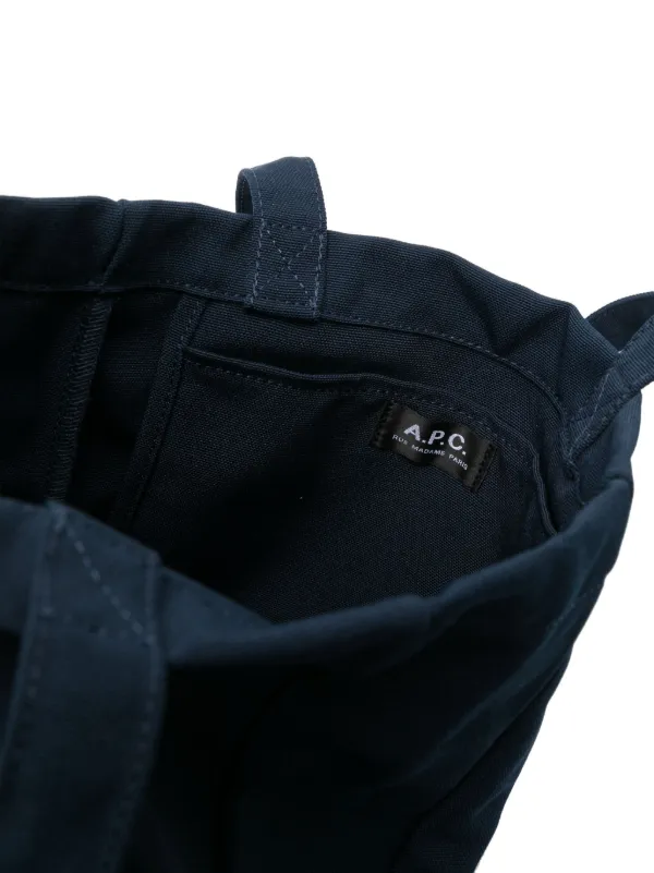 ★送料・関税込★A.P.C.★LOU TOTE BAG★バッグ★DARK BLUE A.P.C. Lou Rue Canvas Tote Bag | Blue | FARFETCH