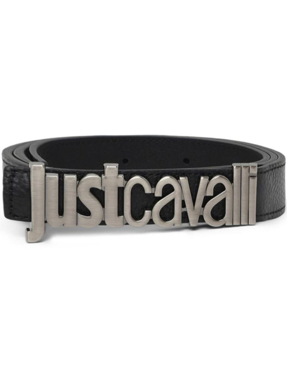 Just Cavalli Riem met logo Zwart