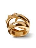 Valentino Garavani rockstud multi-band ring - Gold