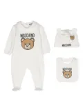 Moschino Kids Teddy-Bear print pyjamas - White