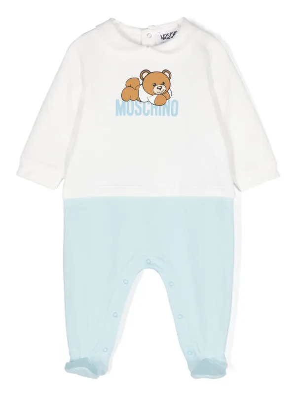 Moschino Kids テディベア パジャマ | ブルー | FARFETCH JP