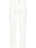 Herno drawstring-waist tapered trousers - White
