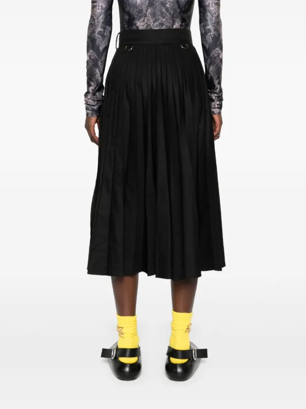 クリスマスファッション Sacai プリーツ スカート | ブラック | FARFETCH JP スカート