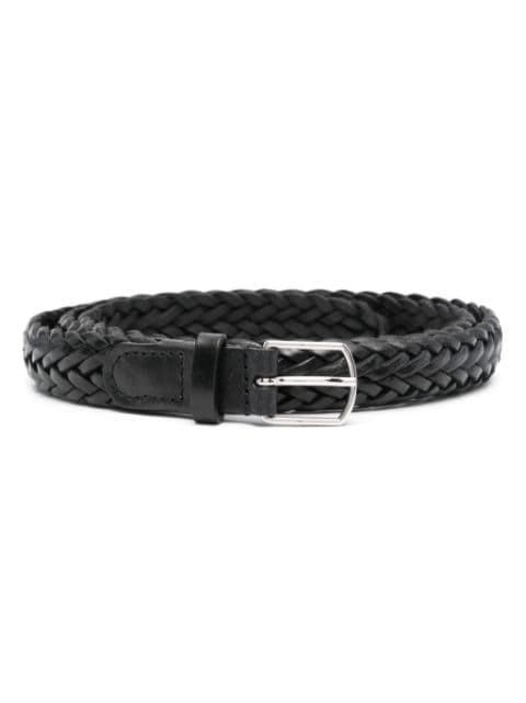 Giorgio Armani braided leather belt