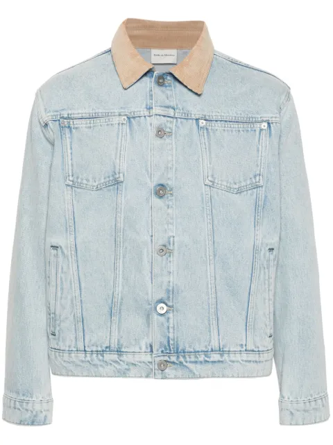 Drôle De Monsieur chamarra La Vest Jean Délavée