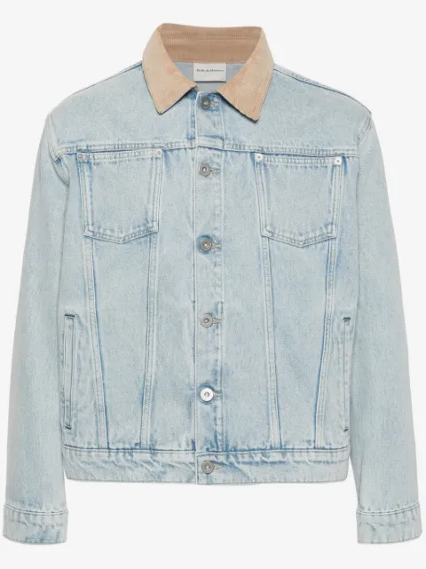 Drôle De Monsieur chamarra La Vest Jean Délavée