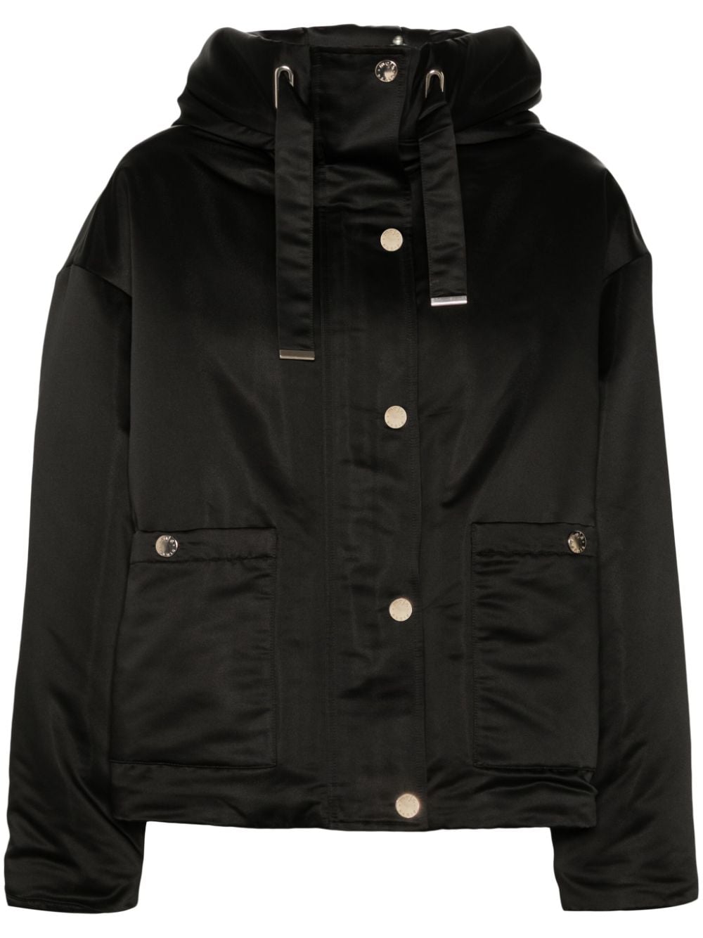 Maje hooded jacket - Black