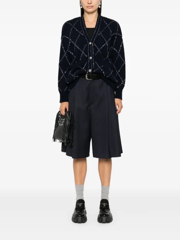 Maje Longline Cardigan | Blue | FARFETCH