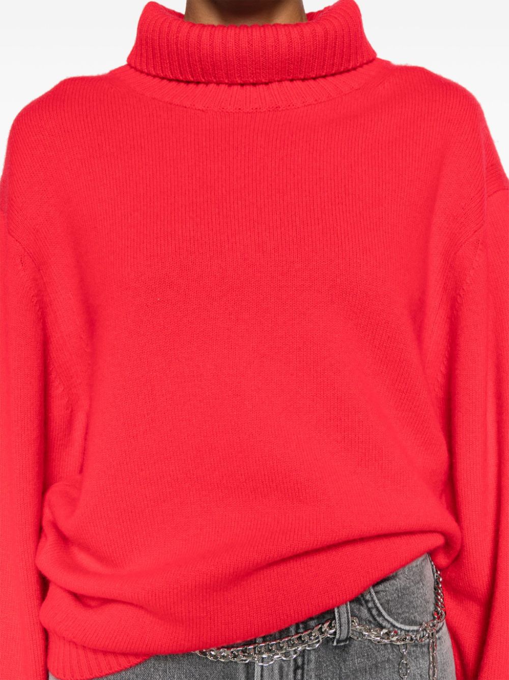 Maje high-neck cashmere sweater Women