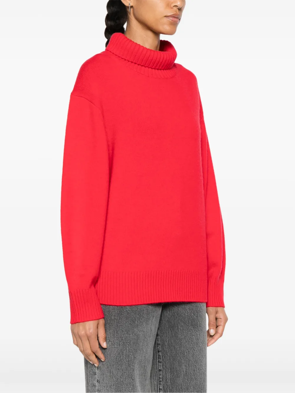 Maje high-neck cashmere sweater Women