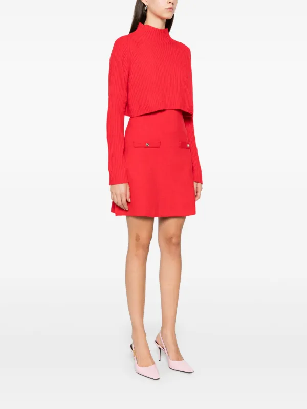 Maje Sweater And Mini Dress Set | Red | FARFETCH
