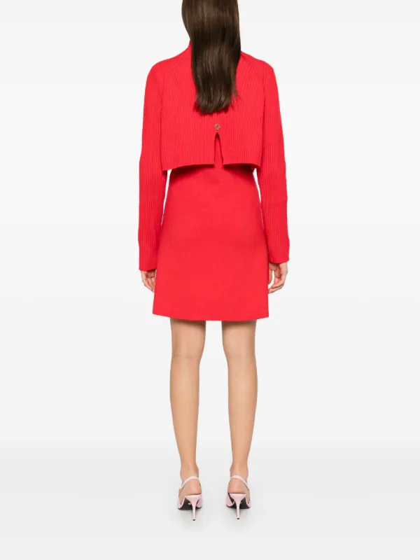 Maje Sweater And Mini Dress Set | Red | FARFETCH